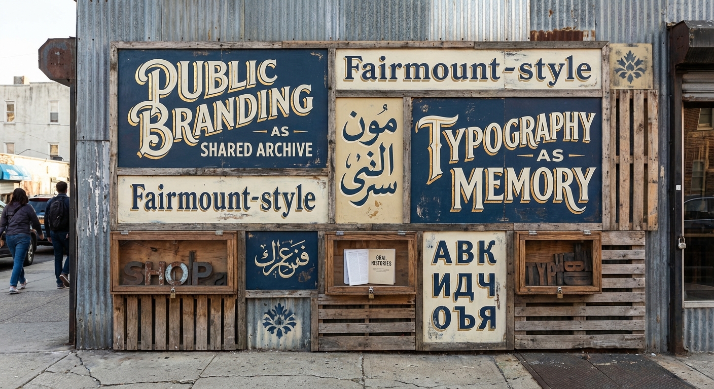 Specimen of the Port: Vernacular Typeface Archive